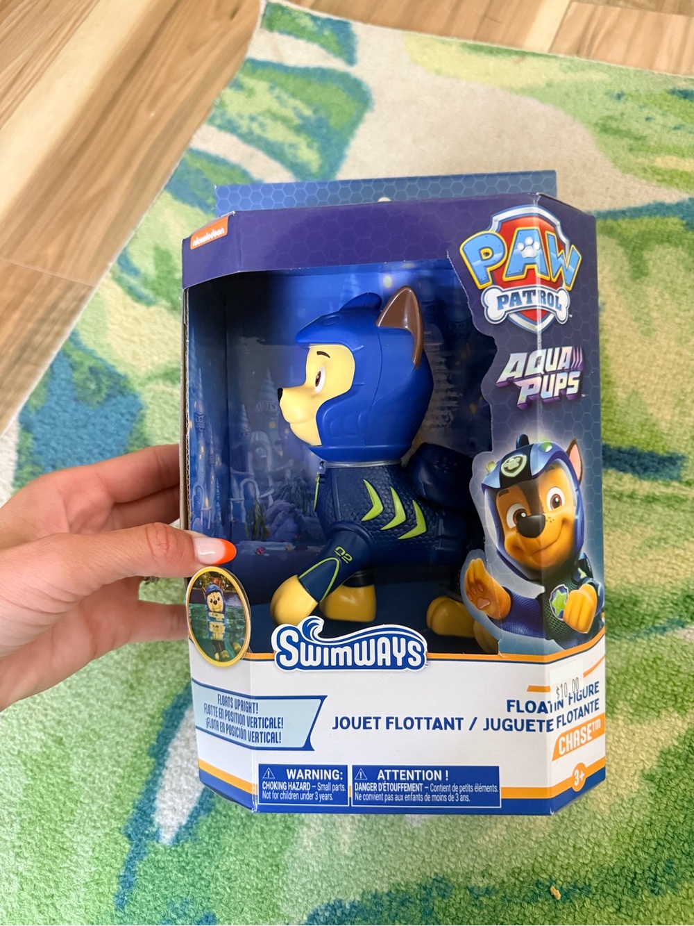 Paw Patrol Aqua Pups Chase Floating Toy - Blue & Yellow
